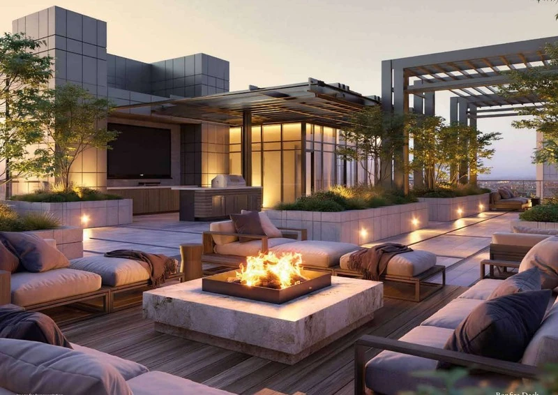 Trans India Meridian Rooftop Sky Bonfire Deck and Greens